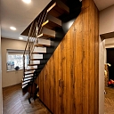 wooden stairs